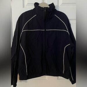 H&M Navy Blue Jacket with White Accents